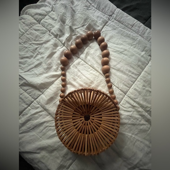 Cult Gaia Luna bamboo circle bag - Picture 2 of 11
